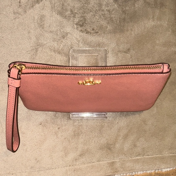 Coach Crossgrain Leather Large Wristlet - Picture 4 of 12